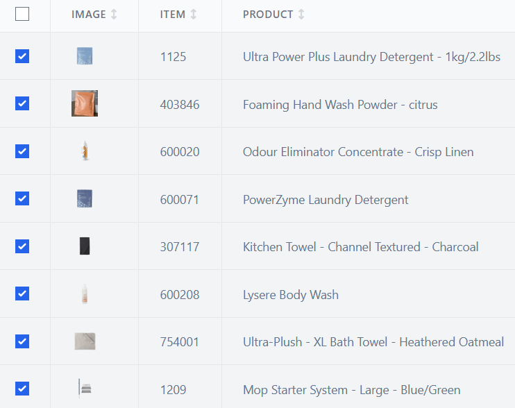 sales pages add your items